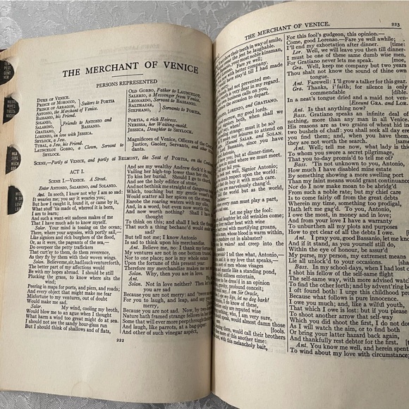 Antique Book Complete Works of William Shakespeare 1937. - Picture 6 of 9